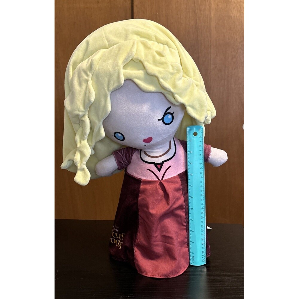 Disney 22" Hocus Pocus Sarah Sanderson Halloween Stuffed Porch Greeter Preowned